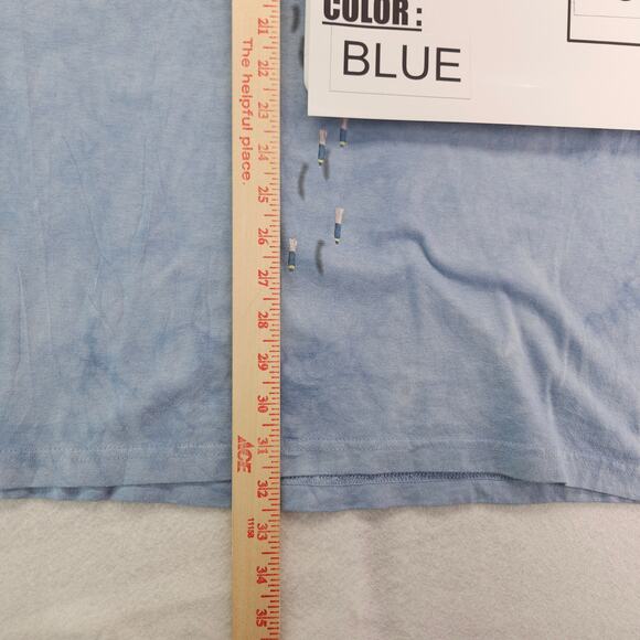 The Mountain Plane Crew Neck Short Sleeve Graphic T Shirt Mens Size XL Blue - Picture 8 of 9